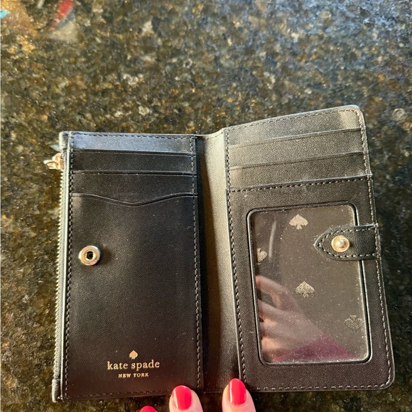 Kate Spade Black Textured Wallet - Picture 2 of 5